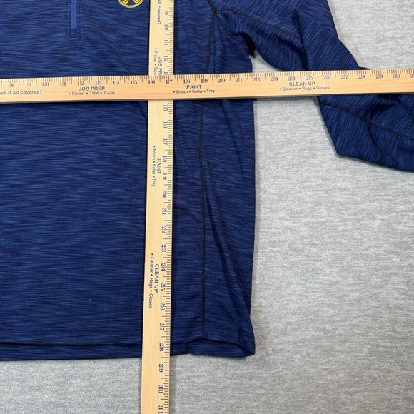 Levelwear Quarter Zip Pullover Men Large Blue Buffalo Sabres Long Sleeve NHL - Picture 4 of 8